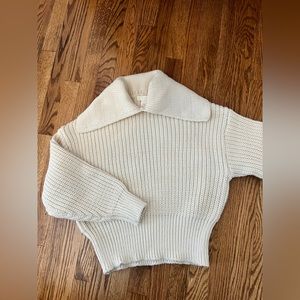 H&M Cream Turtleneck Sweater